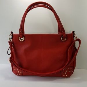 Oversized red purse